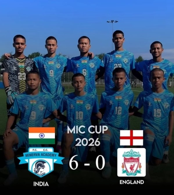 FootballerNinja's tweet photo. Historic!!!

-Blood is not the problem
-Culture is not the problem
-We have billions of people 
-We can dominate in multiple sports at same time
-Just imagine what if the politics gets out of Indian Football!!!
-This is what we can 
@THE_RanjitBajaj you beauty
#IndianFootball https://t.co/WShS1xCXuZ