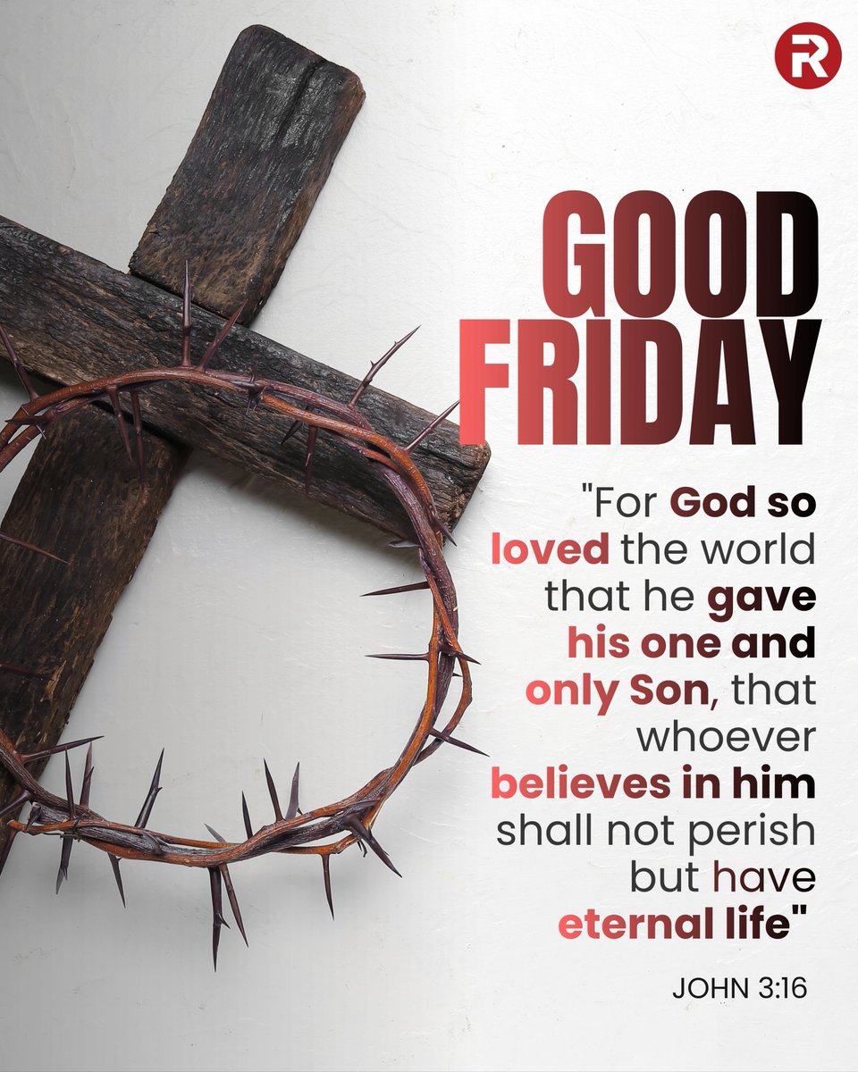 Let this Good Friday remind us of how much love God has for us!