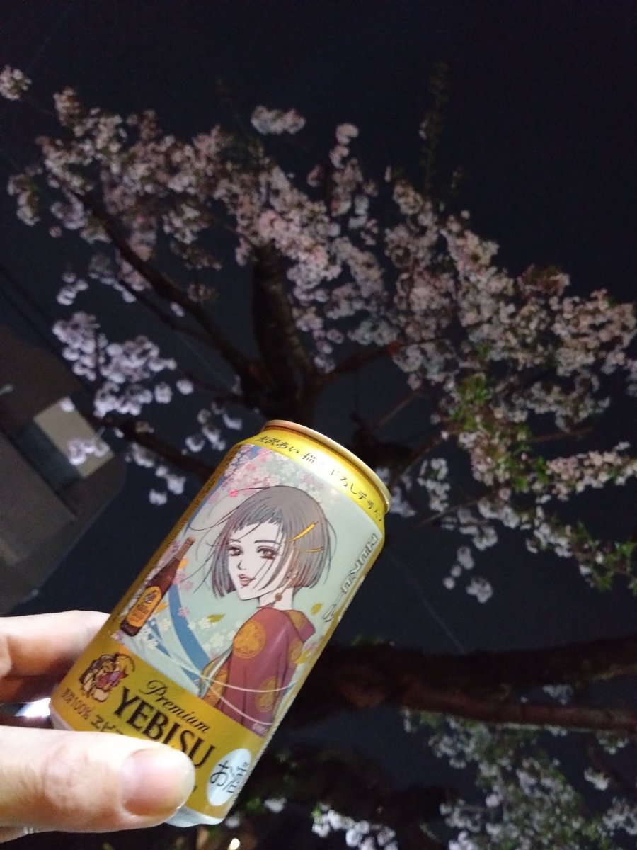ラストお花見？🥴

おやすみ