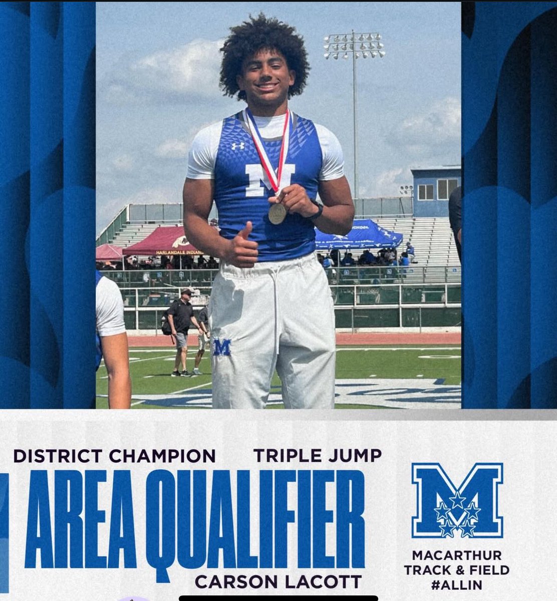 ItzCarsonLaCott's tweet photo. District Champs in the 4x4 with my team @staackafund , @WakeUp620736 , and @its_notTk !! Two🥇🥇 at District, can’t wait to compete at  the Area Meet‼️
First leg Lane 6 (52.0 split)
@Coach_Ricker @MiloG84 @coachrandle1 @Coach_GTaylor https://t.co/uL5gB872qV