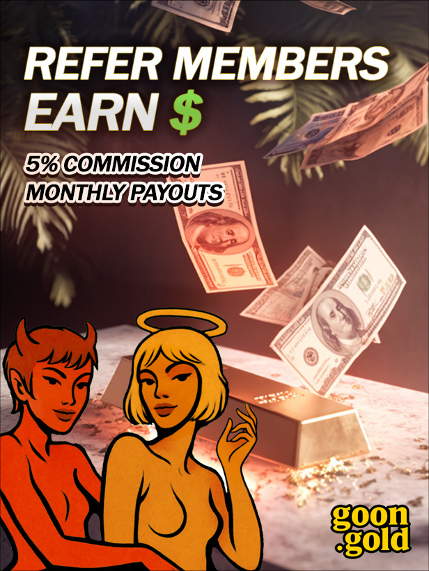 goongold_com's tweet photo. We launched a NEW Referral Program! Earn money by referring members and creators to GoonGold.
https://t.co/l4uaq3c1u3 https://t.co/9Z1dtMbIwY