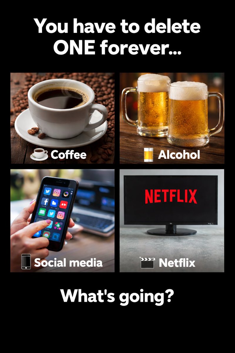 “You have to delete ONE forever…
What’s going?”