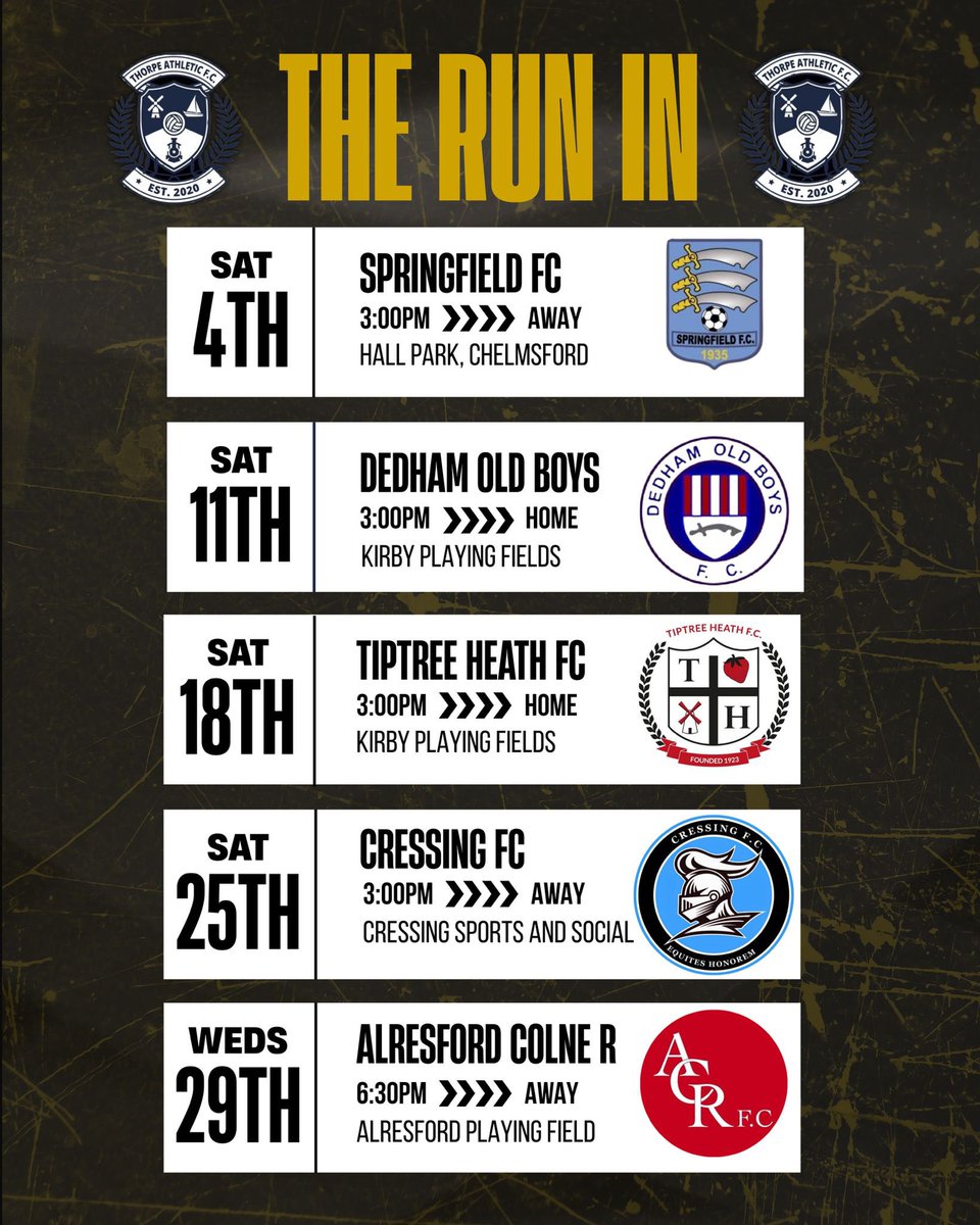 Thorpe Athletic FC tweet media