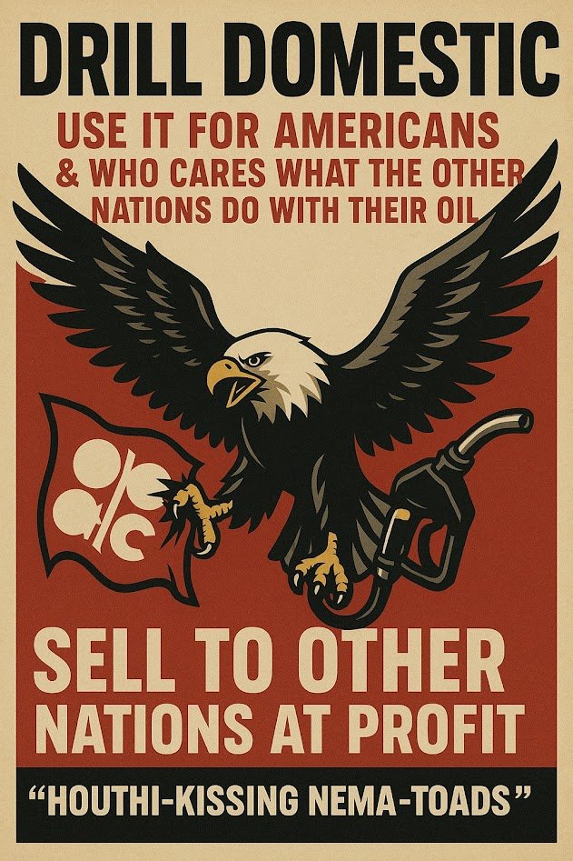 rogueLDSpriest's tweet image. If Worse Comes to Worse, @POTUS can Declare Martial Law &amp;amp; Start Drilling Big @Gov Oil in Alaska in a Necessary Act of Socialism to Save our Sinking Ship

@USDOT #Dividends @USDA #Rations
#PriceControl #EssentialServices
@X 🇺🇸🏴‍☠️🇺🇸🏴‍☠️🇺🇸🏴‍☠️🇺🇸🏴‍☠️
