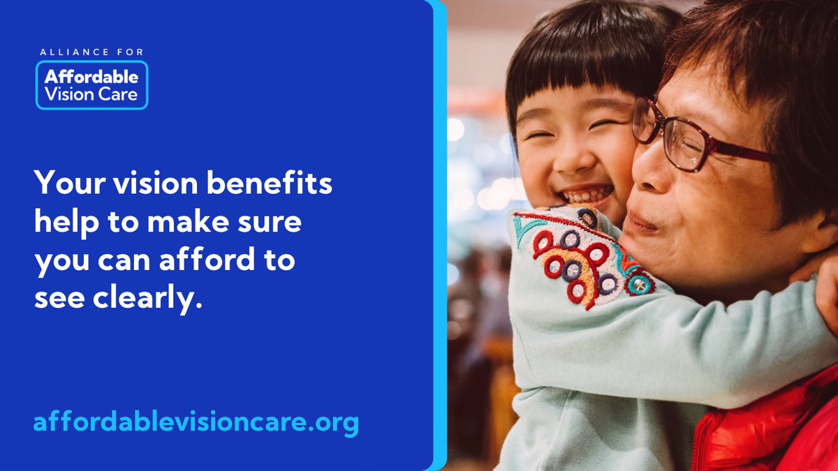 AVCAlliance's tweet photo. The average American family pays $19 per month for vision care. That cost has remained stable for 10 years. That kind of stability doesn’t happen by accident. Your vision benefits are designed to keep costs down, provide value, and make sure you can afford to see clearly. https://t.co/nm6zGyVVNF