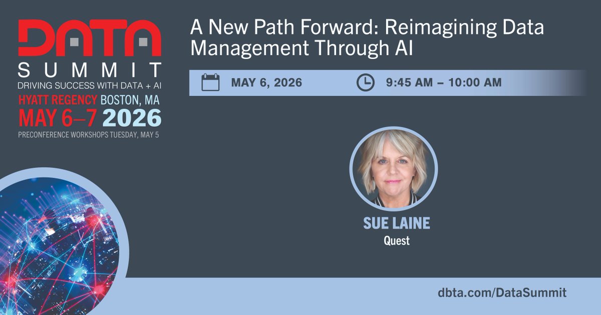 DBTA Magazine tweet media