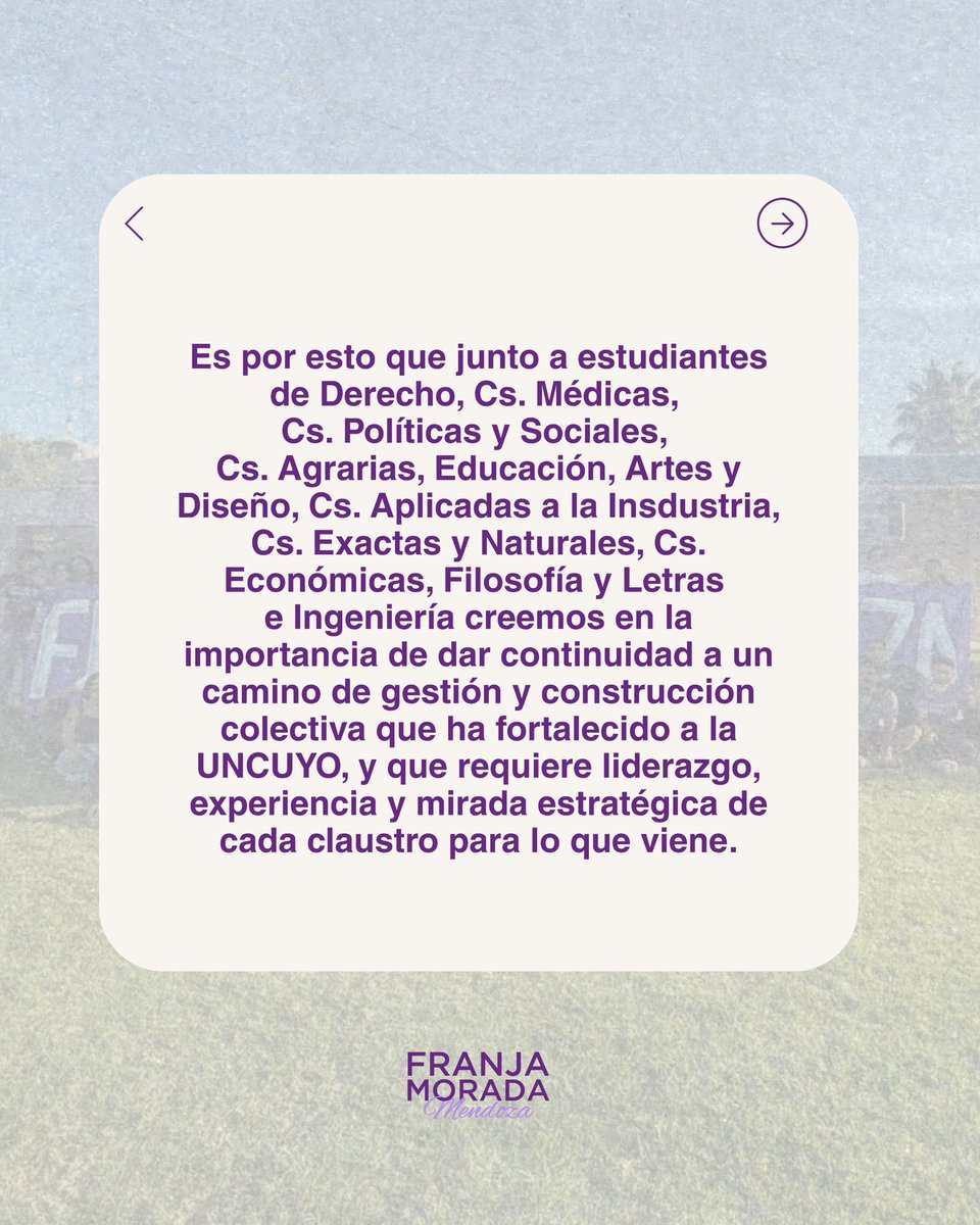 Franja Morada Mendoza tweet media