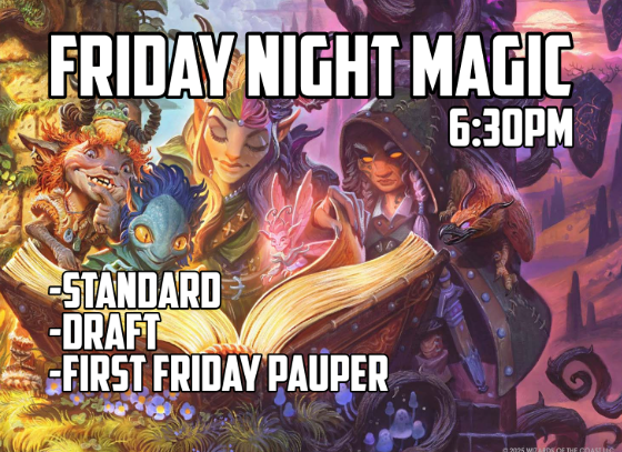 ChallengesGA's tweet photo. If Challenges Games and Comics brought back Friday Night Magic Drafts at Dugan's. Who would be interested in attending? https://t.co/eu8PhZAZQV