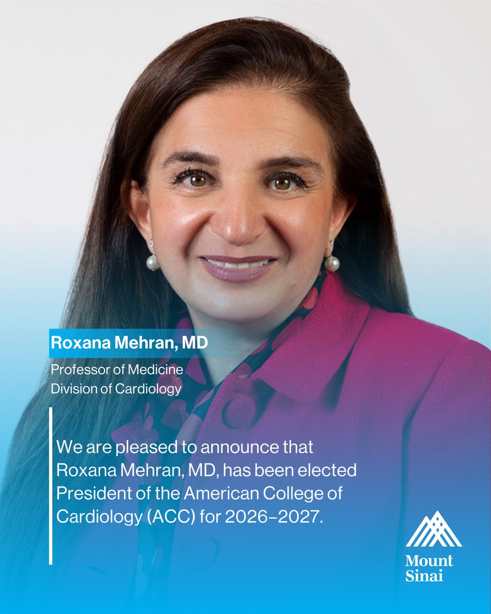 Mount Sinai Department of Medicine tweet media