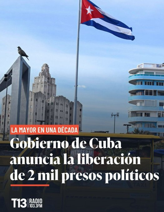Jomaca18's tweet photo. Esta noticia tiene que ser un bulo, porque Díaz-Canel y el resto de comunistas aseguraban que en Cuba no hay presos políticos https://t.co/qvscphNXQy