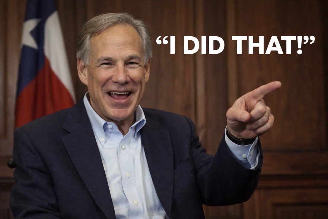 <a href="/amuse/">@amuse</a> <a href="/GregAbbott_TX/">Greg Abbott</a> <a href="/DanPatrick/">Dan Patrick</a> <a href="/JohnCornyn/">Senator John Cornyn</a> we see you