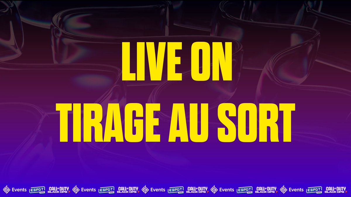 Events_ELO's tweet photo. 🏆 [Rise Up 7]
@Events_ELO x @espotparis 

"Puisse le sort vous être favorable" 😉

Le tirage au sort est lancé 🔥

📺 https://t.co/3BeP2HPvQZ https://t.co/pwR2qx5K4E