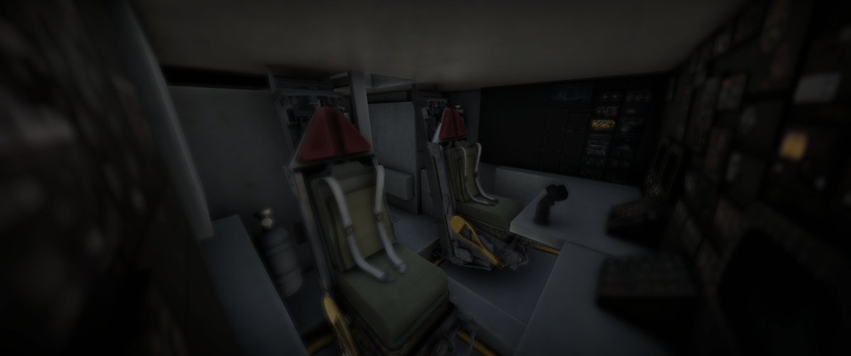 B-52、簡易のコックピットではあるが通常のプレイじゃ見えないところまで再現してるのが面白い
#WarThunder