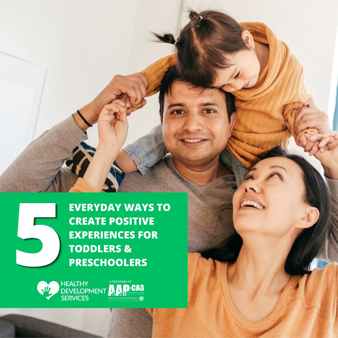 AAPCA3's tweet image. Being a toddler or preschooler comes with both giggling and crying. As toddlers and preschoolers grow, parents can create positive experiences that can help their children thrive. Check out these tips on creating positive experiences. 

tinyurl.com/jt26ebck

#HealthyKids