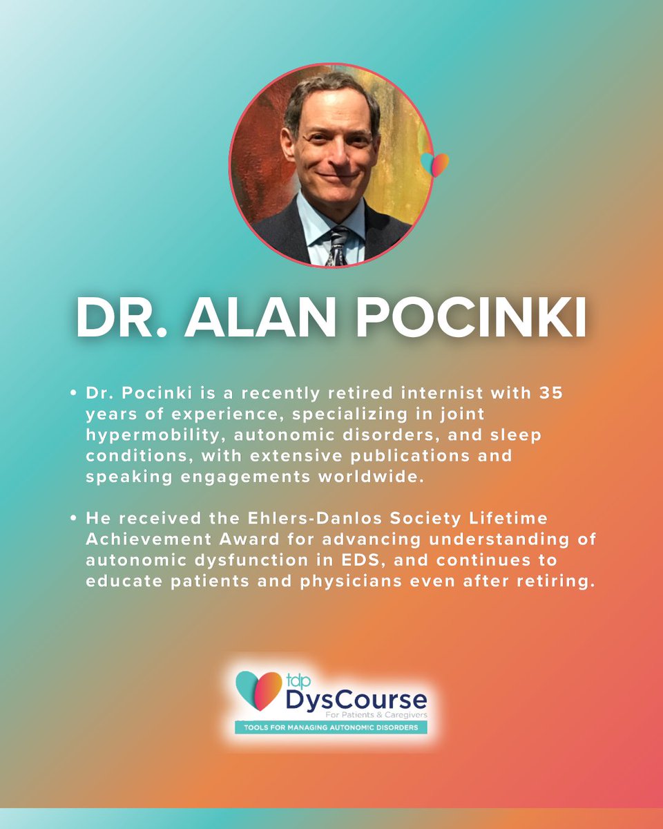 dys_project's tweet photo. DysCourse 2026 is officially open for registration for Friday, June 5th, 2026! 💙

A FREE, virtual event designed to help you better understand and manage autonomic disorders with guidance from incredible guest speakers. 🩺

Mark your calendar for June 5th and register! https://t.co/JT979nDx9U