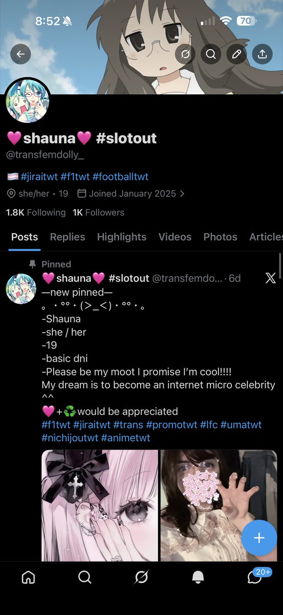 transfemdolly's tweet photo. Sussed at 1k

#moothunt #promottwt https://t.co/khOJBrtm6D