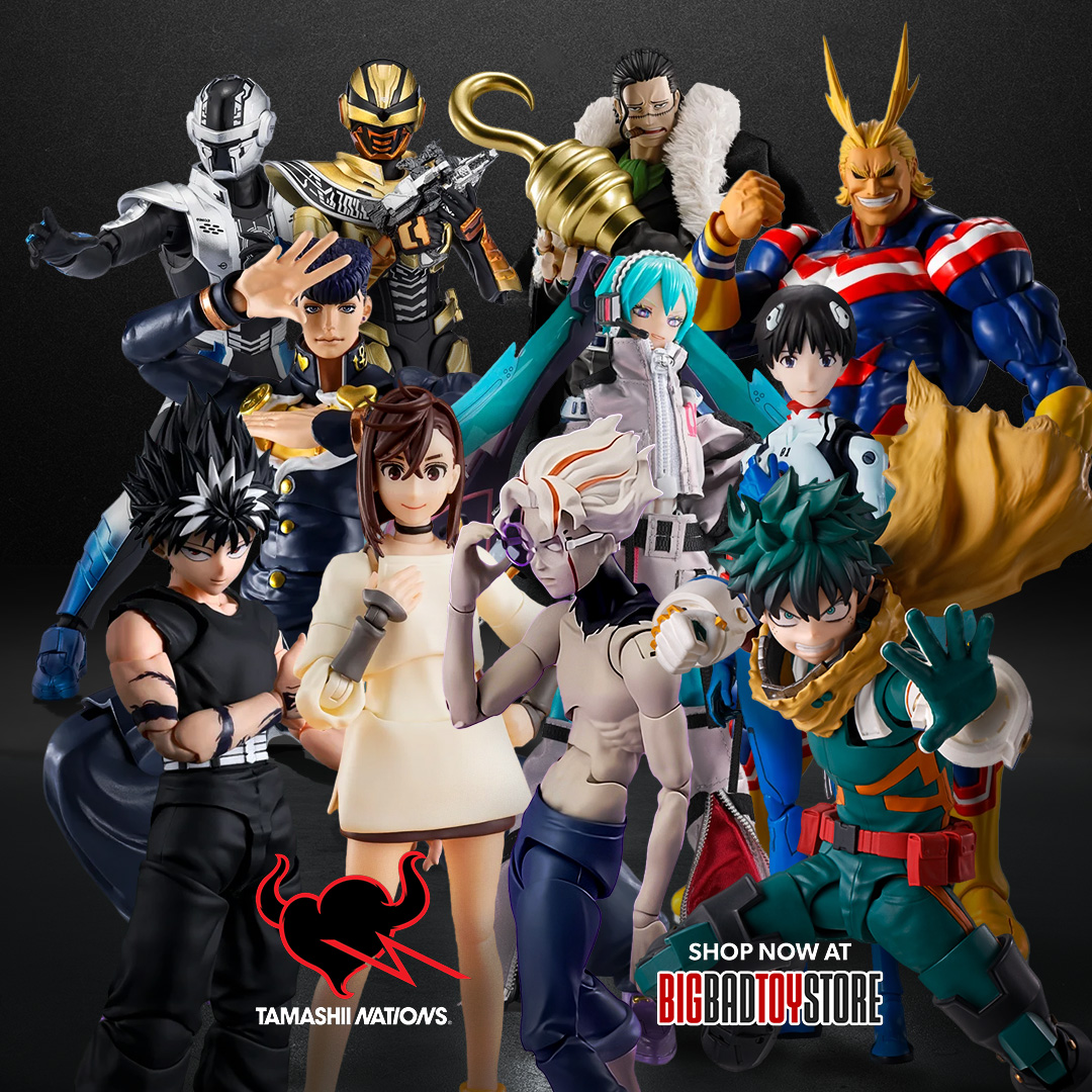 BigBadToyStore's tweet image. New pre-orders from Tamashii Nations are now live.

The latest lineup brings updated sculpts, strong articulation, and display-ready detail across a range of fan-favorite series! 

Pre-order now: link.bigbadtoystore.com/4f7d3a

#TamashiiNations #BandaiSpirits #ActionFigures