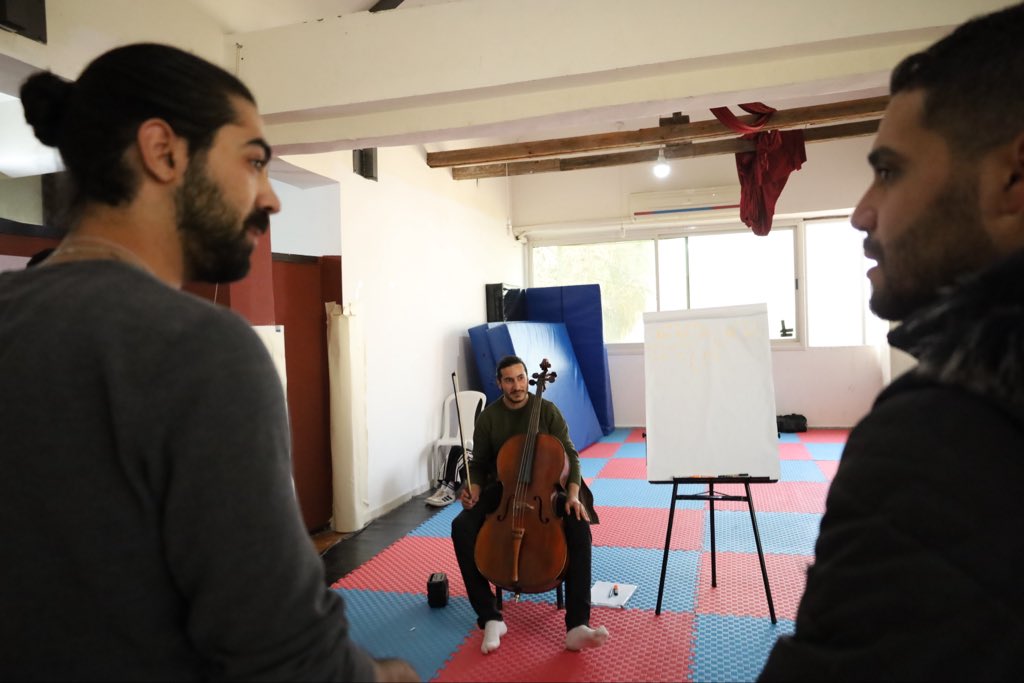 RednosesPS's tweet photo. 🔴New Training Workshop for Our New Healthcare Clowns: Character Building and Music Basics.

🌟 Today, we held a specialised training workshop at our headquarter in Birzeit. The workshop aimed to develop their skills and strengthen their professional capacities. https://t.co/f4REc6hxC5