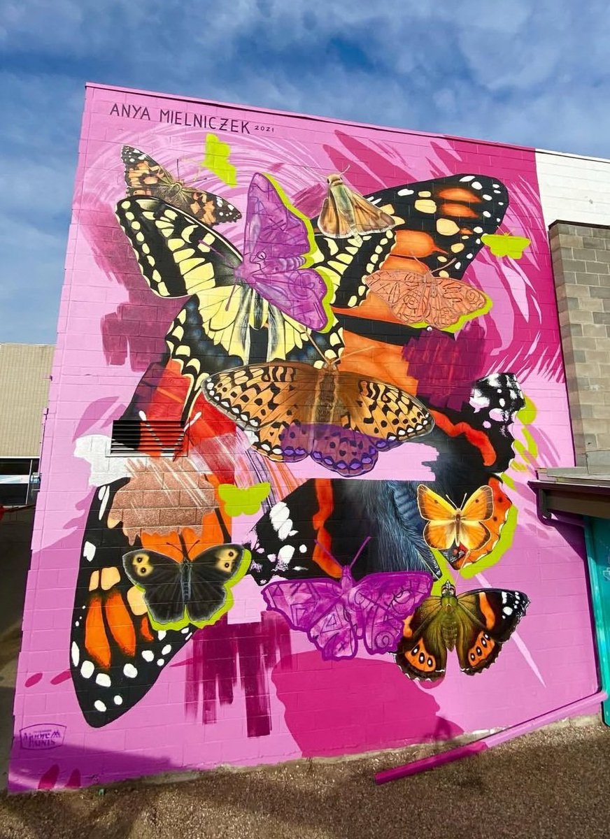 nouatre's tweet image. #streetart. #urbanart. #mural 
By : Anya Mielniczek