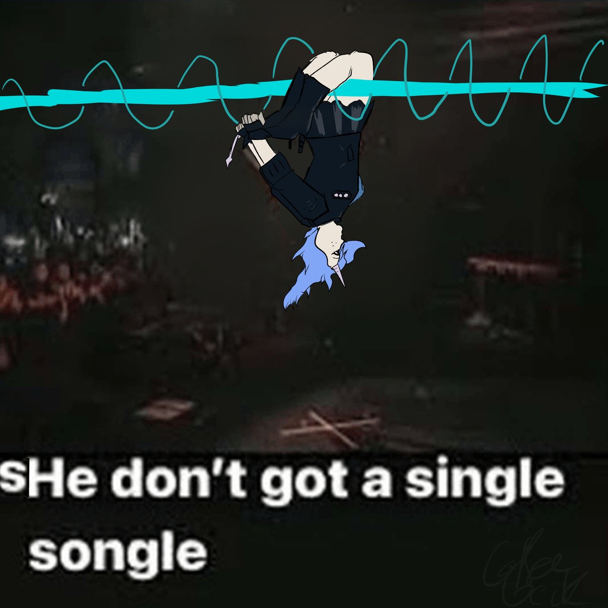 celeste always doing the most on that fuckin zipline to broadway