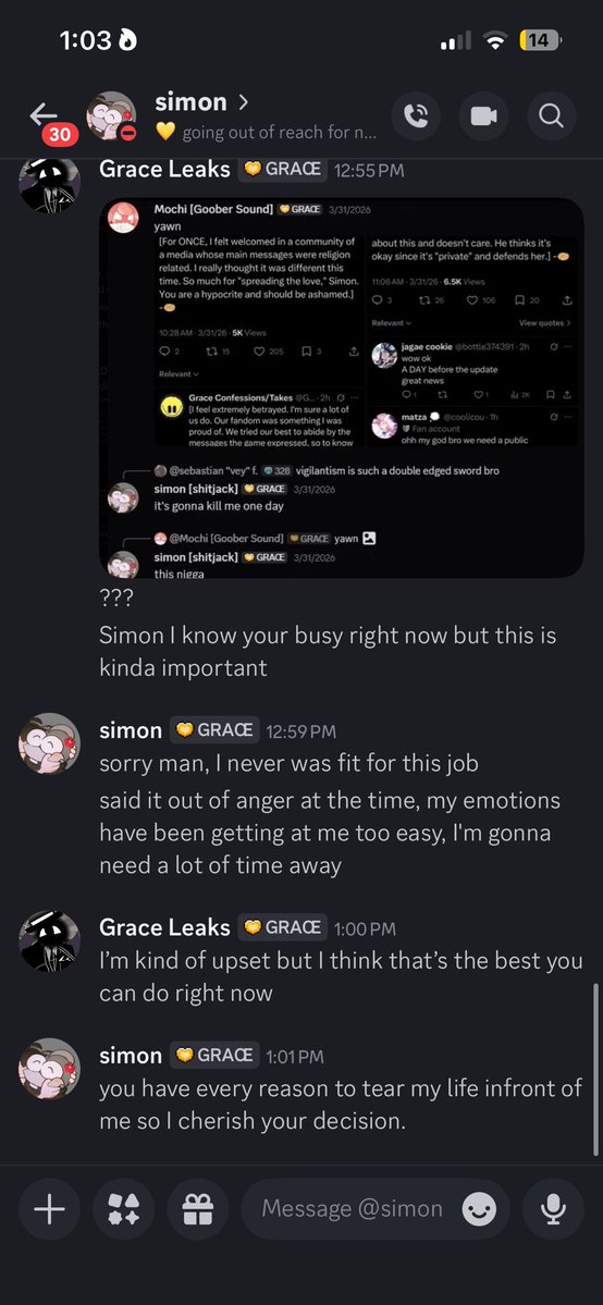 Grace Leaks tweet media