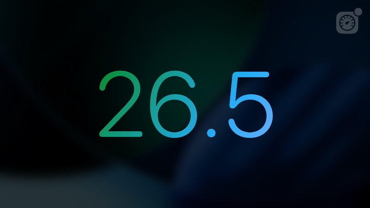 iSpeedtestOS's tweet photo. iOS 26.5 Public Beta 1 has been released by Apple!

You can opt in to public beta updates in Settings/General/Software Update/Beta Updates. More details: https://t.co/eZNipOgUXS

#iOS265PublicBeta1 #iOS265Beta1 https://t.co/lP0FKvu3zw