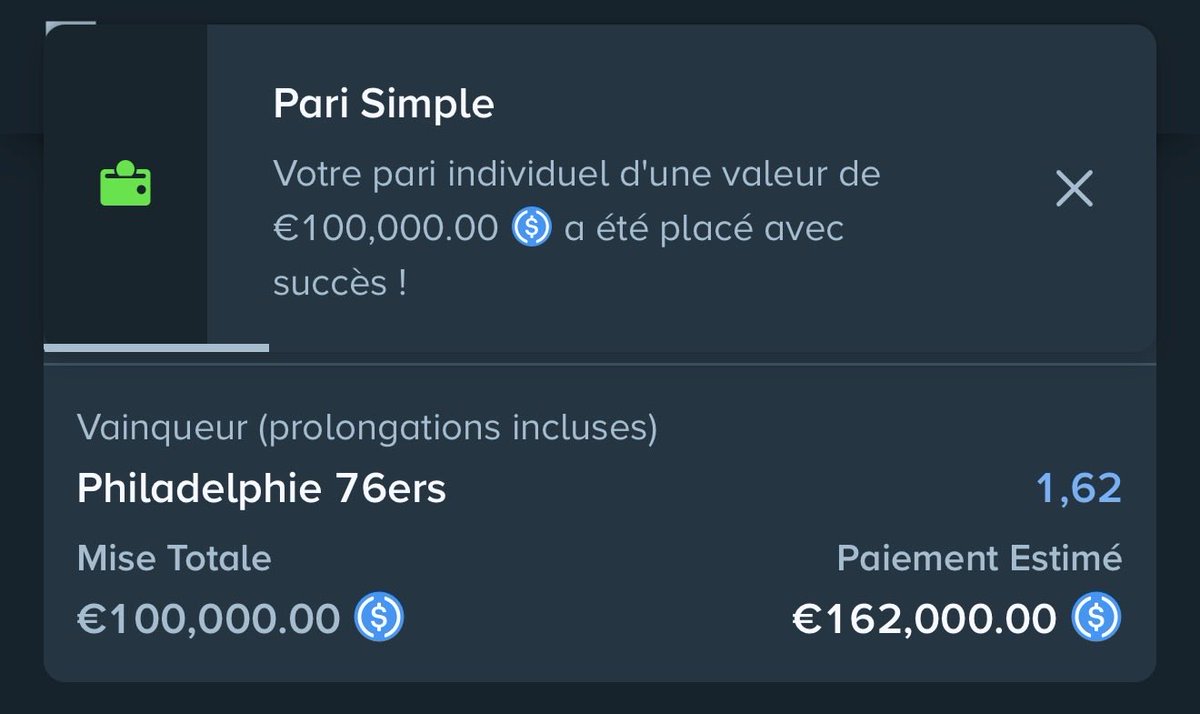 100.000€ bonne chance