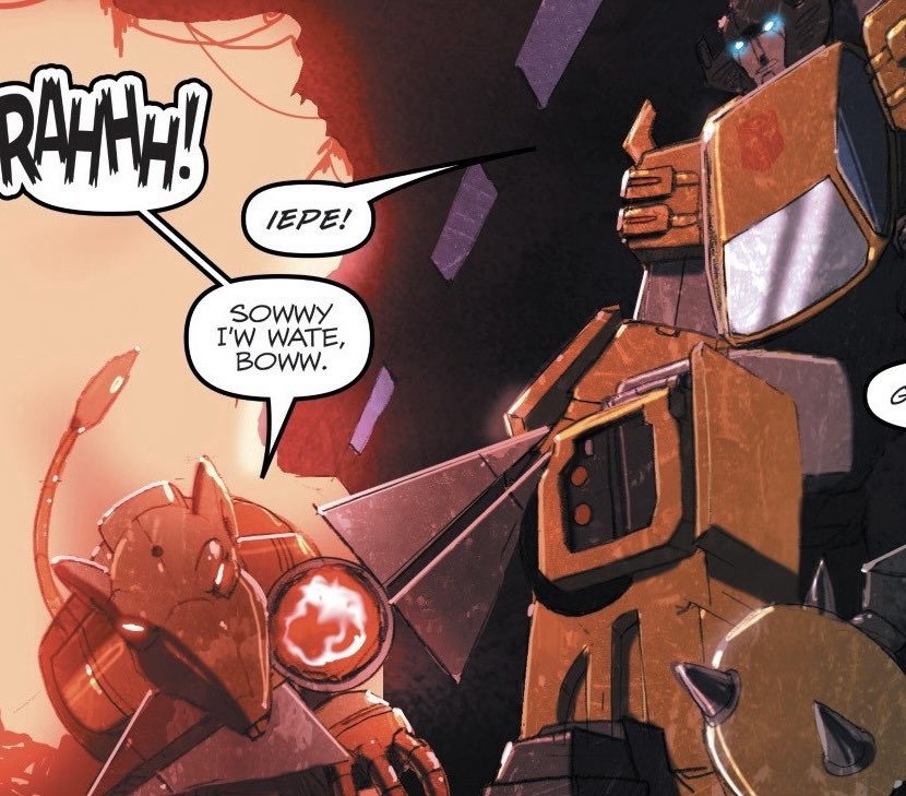 vyrroca's tweet photo. sunstreaker is soooo odd ure telling me ure scared of that rat bastard but not that big ass bug sighhhhh this is why i fw u ❤️ https://t.co/ML5tgzWELC