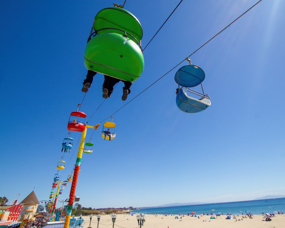beachboardwalk's tweet image. Snapshots from a fantastic start to the weekend and #SpringBreak at the beach! We’re open daily through April 19—plan your visit at bit.ly/Boardwalk-Hours ☀️🎢🏖️