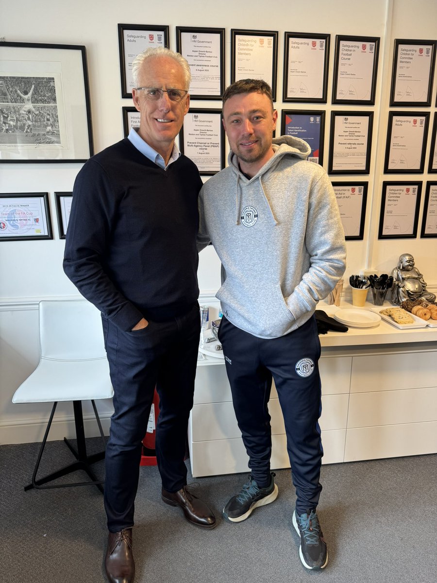 MaldonTiptreeFC's tweet photo. Reunited after a few years! Freddy and Mick! https://t.co/dA95eubZOS