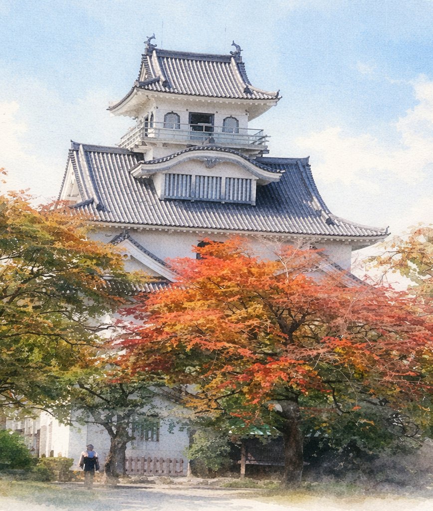 城のある風景 tweet media