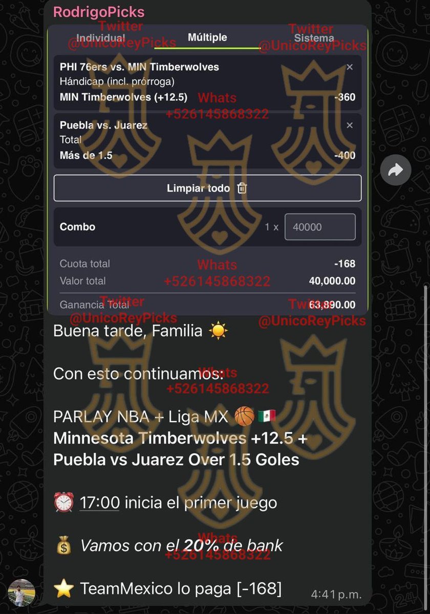 Picks gratis de Cristian Rey, Gallito Vip Etc tweet media