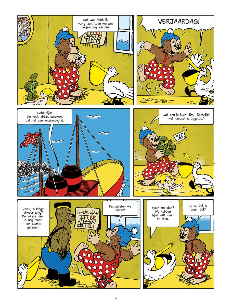 stripland_BENL's tweet photo. #Pol en de #Verjaardag van #Pingo verschijnt komende week bij #SilvesterStrips. Album 8 van de nieuwe reeks. Ondertussen loopt de expo in het #Stripmuseum te #Brussel naar aaleiding van 75 jaar Pol! 🥳 Leuke uitstap tijdens de Paasvakantie? #VrolijkPasen #Pasen #ThierryCapezzone https://t.co/H7uzucvcu4