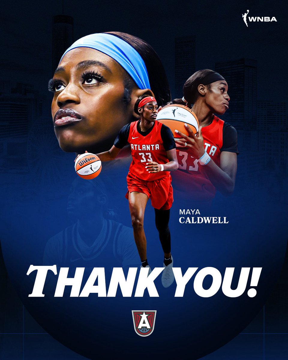 AtlantaDream's tweet image. The Portland Fire have selected Maya Caldwell in the 2026 WNBA Expansion Draft. 

Thank you, Maya ❤️