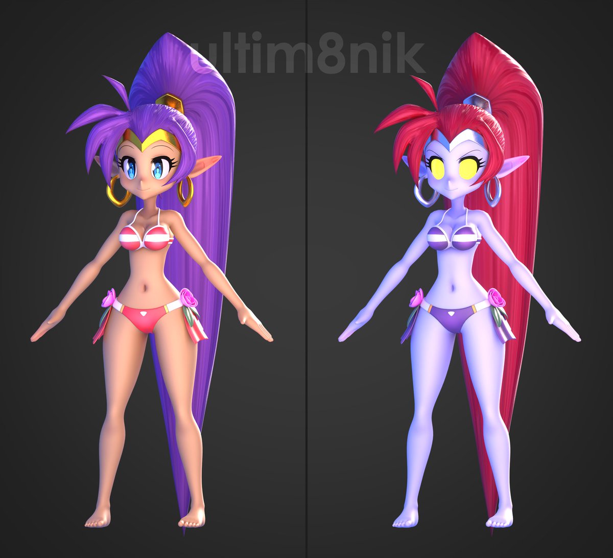 Shantae Model Upgrade WIP #3

#Shantae #b3d