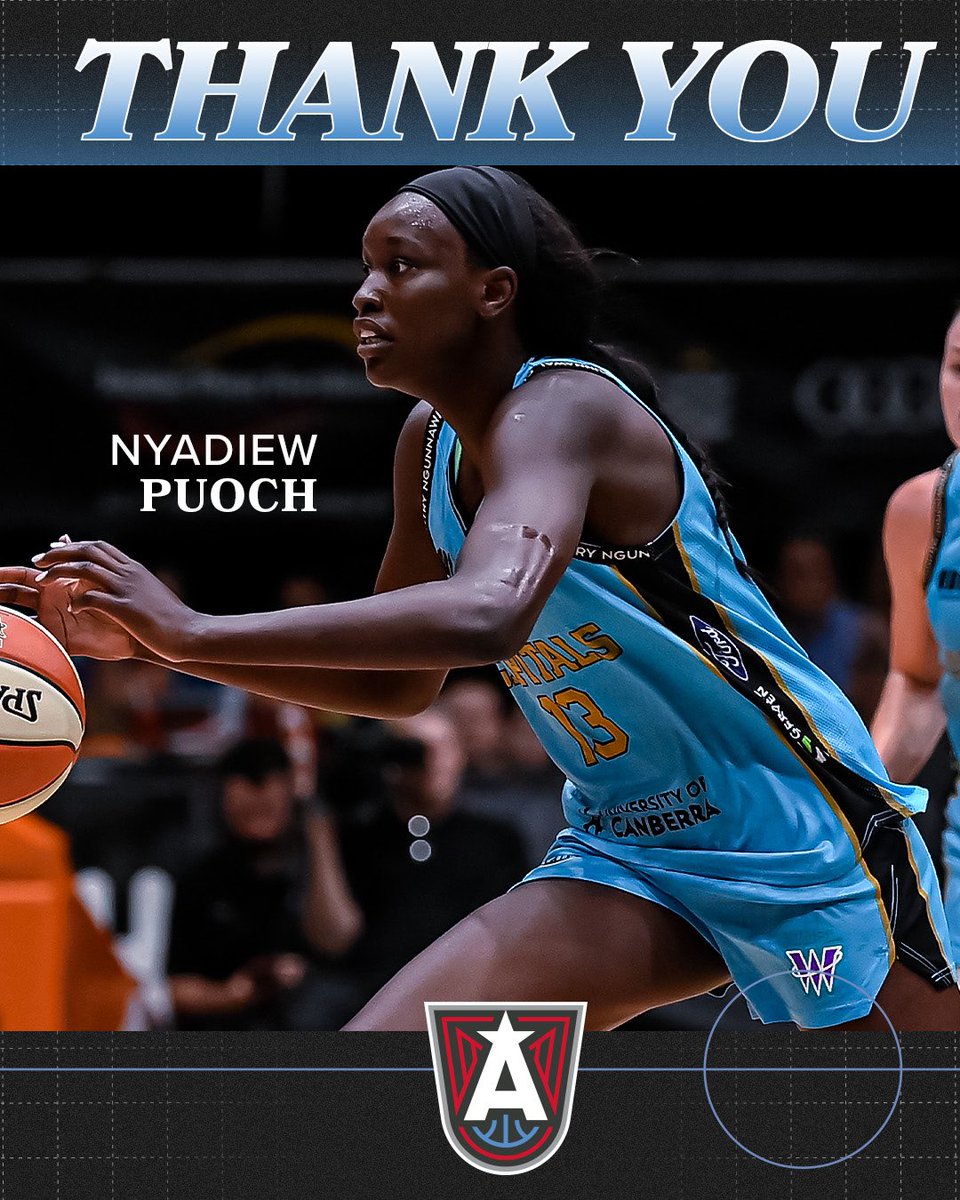 AtlantaDream's tweet image. The Portland Fire have selected Nyadiew Puoch in the 2026 WNBA Expansion Draft. 

Thank you, Nyadiew ❤️