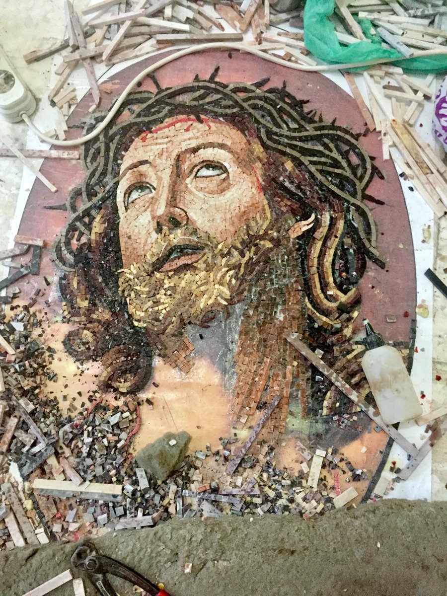 MosaicsLab's tweet photo. Wishing everyone a peaceful and reflective Good Friday. #goodfriday #CustomMosaicArt ##mosaicart https://t.co/ieCRFS8y6V