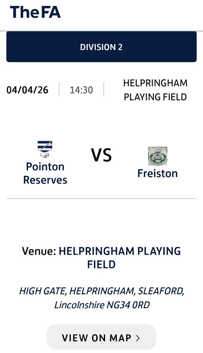 Freiston FC Official tweet media