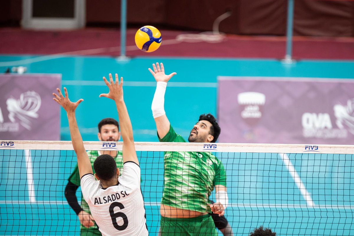 QNAEnglish's tweet photo. #Al_Sadd and #Qatar_SC Advance to Quarterfinals of HH the Amir Volleyball Cup
#QNA_Sports #Qatar 
https://t.co/6HvB5O99ju https://t.co/8EgPvHxvJY