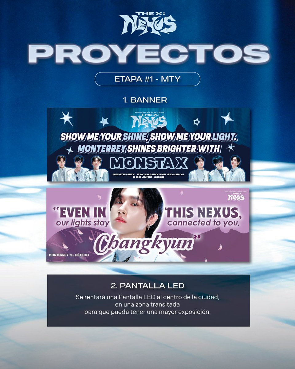 MONSTA X LATINOMEX 💜 tweet media