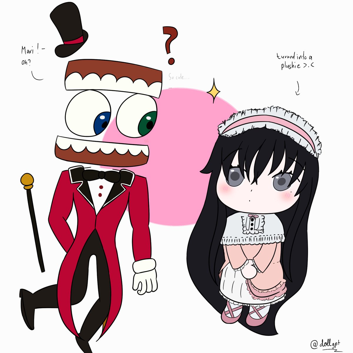 mari 🩰 caine's doll tweet media