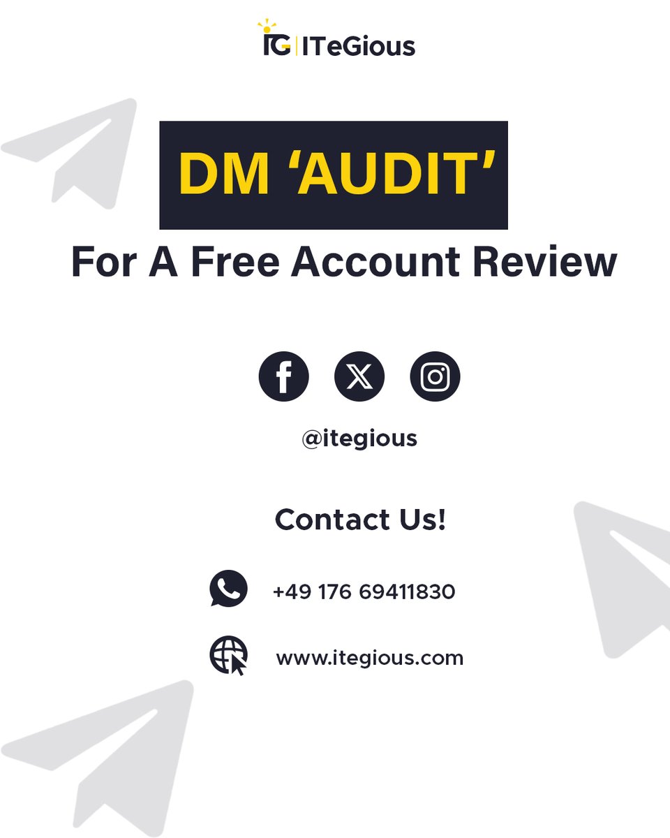ITeGious1's tweet image. After analyzing 100 failed restaurant Instagram accounts the same 5 errors appeared every single time. No consistency. No story. No strategy. No personality. No call to action. Sound familiar? We fix all five and turn failing feeds into full restaurants.

#ITegious #FoodMarketing