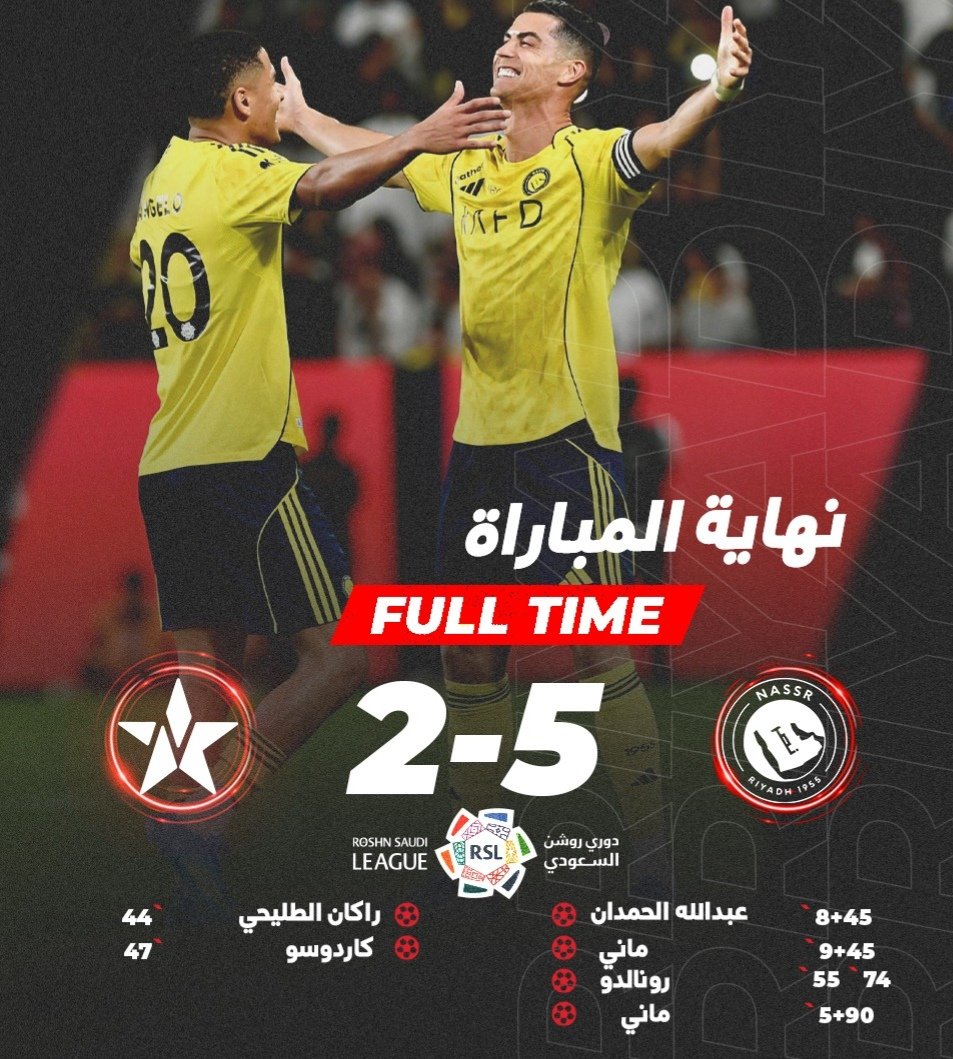 #النصرأنتي_النجمةولكن_للصدارةقمرها؟
*النصر مابعد العيد قال له جمهوره أنت العيد
والباقون أيام وبعد الخمسةاهداف وتعزيز
الصدارة قال الجمهور على حب النصر تصحي
أيامنا وعلى الشوق له تنام ليالينا تستاهلون
#النصر_النجمة 
#رونالدو
#ساديوماني
#دوري_روشن
#عبدالله_الحمدان
#فوزالنصر
#الصدارة