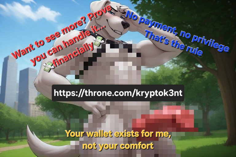 You didn’t end up here by accident.
There’s a reason you keep coming back, watching, thinking about me longer than you should.

You can call it curiosity if you want.
It isn’t.

It’s recognition.

You already know where your money belongs, with me.