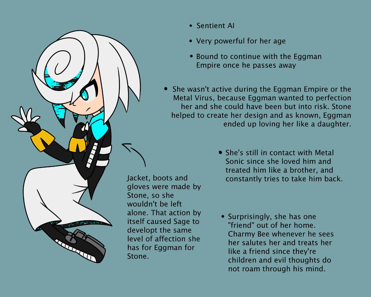 spades_626's tweet image. Who's ready for the Robotnik family!!!

(And yes, Agent Stone is indeed canon in this AU 😈)

#sonicthehedgehog #eggman #stone #sage #stobotnik #ivorobotnik #sonicfanart #sonicforcesAU