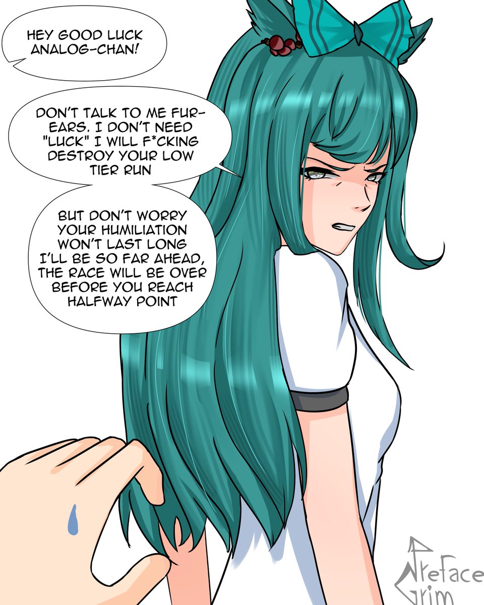 "Mom can I sleep with you? I'm afraid of Agnes Analog"