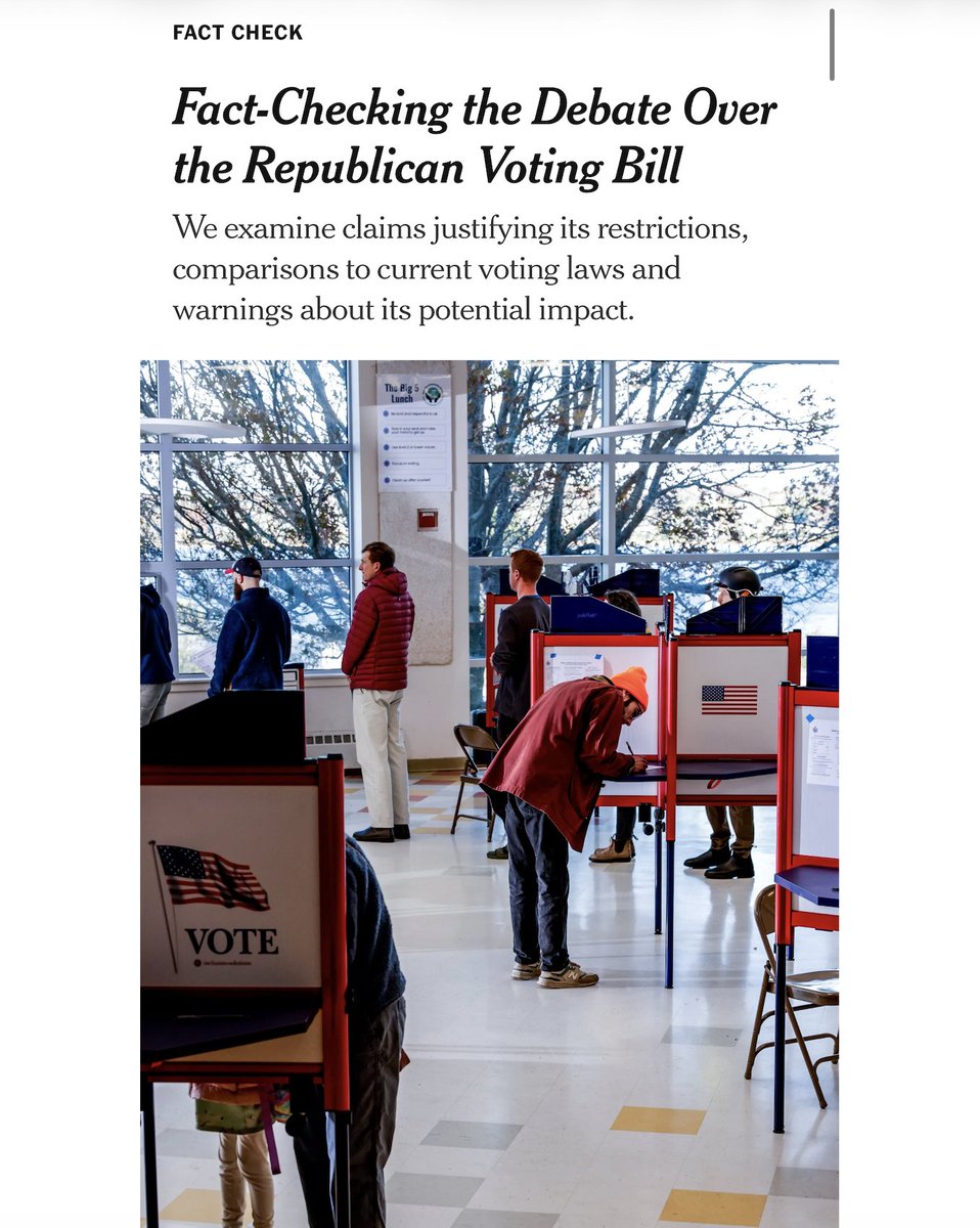 voteractionproj's tweet photo. Fact checking the BS Republican voter fraud claims: 

The Heritage Foundation documented 1,620 cases of voter fraud from 1982 through 2025, including 100 cases of noncitizens voting. 

That's about 0.000008% of more than 1.3 billion votes cast in presidential elections during that time period.

Their SAVE Act is a solution in search of a problem at best - and really just an obvious, nefarious attempt to suppress the votes of Americans at the worst.

Read more here: https://t.co/07MqwQs8Rt

#ProtectOurVote