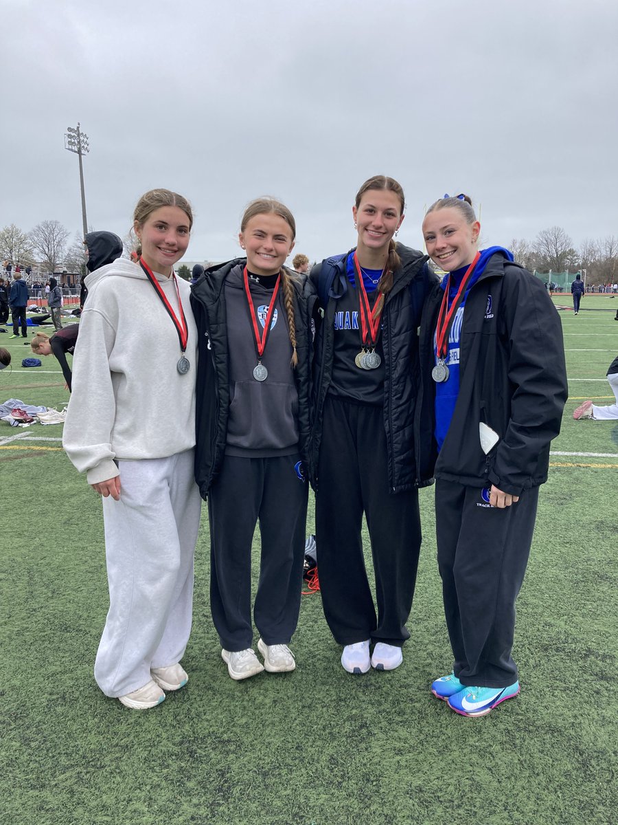 QuakertownTrack's tweet photo. Congrats to Shylee for qualifying for District Championships in the HJ and then running a big PR w/ Penny, Anna &amp; Lexi in the 4x100! @QCHSAthletics @emilydz23 @DrHoodQtown https://t.co/oJznXUauL3