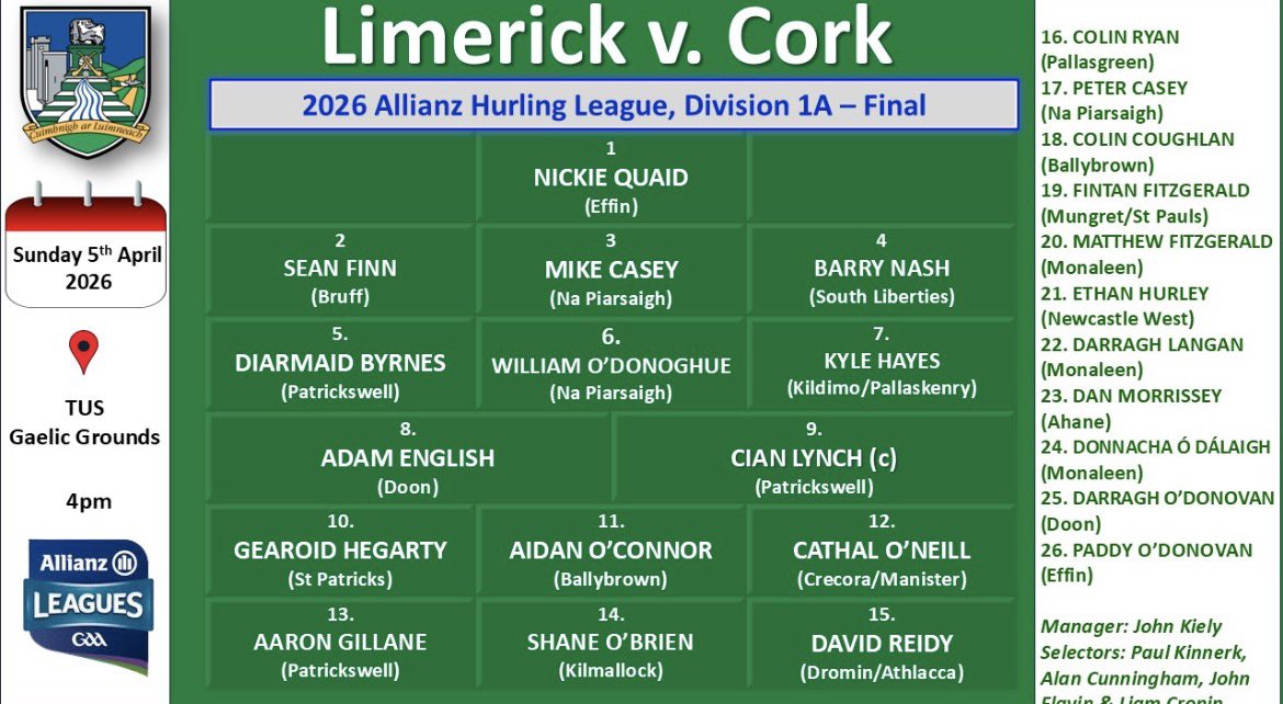 Limerick GAA tweet media