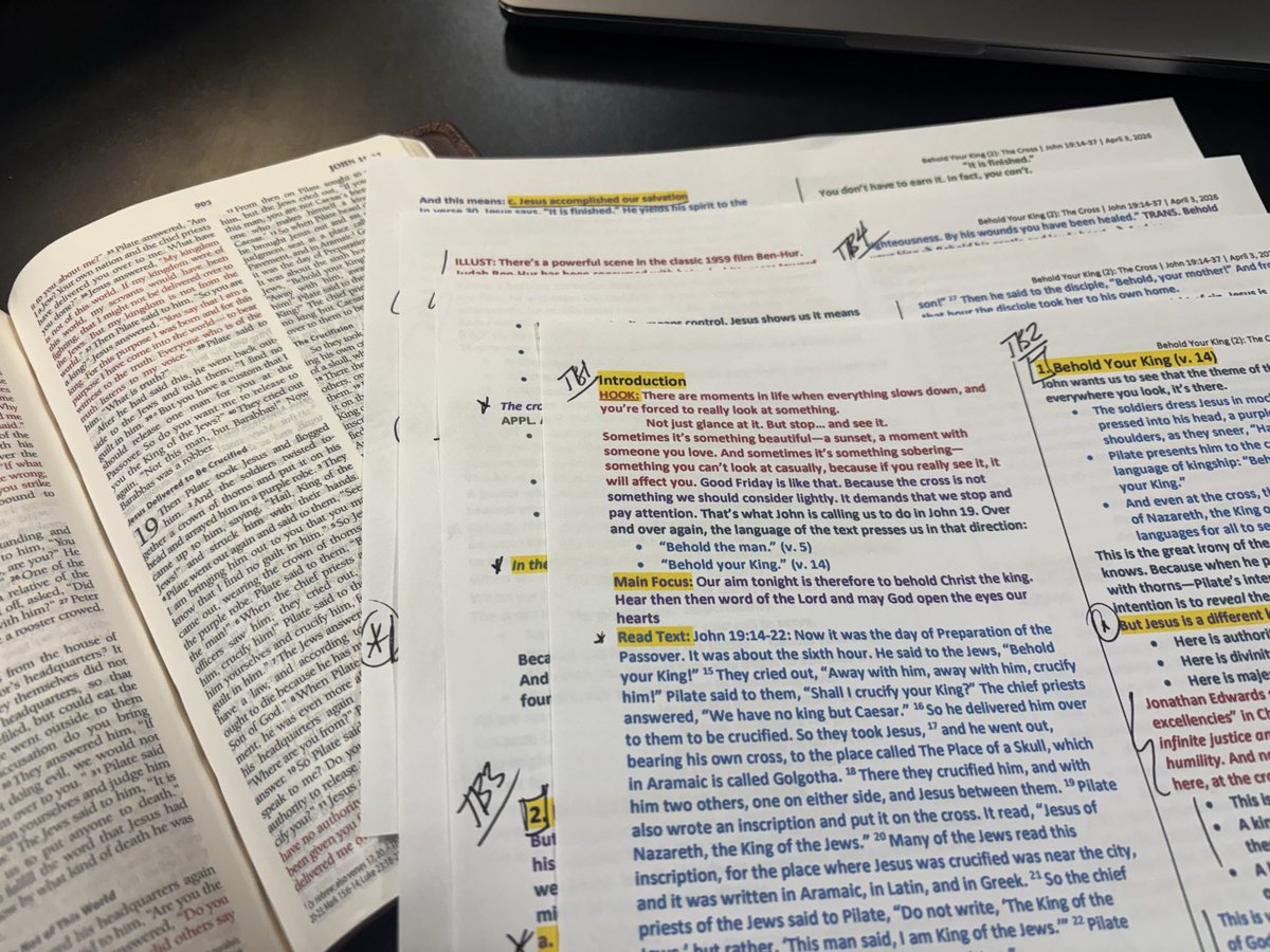 #GoodFriday message ready. Listen at redeemer.ch/livestream at 6pmEST